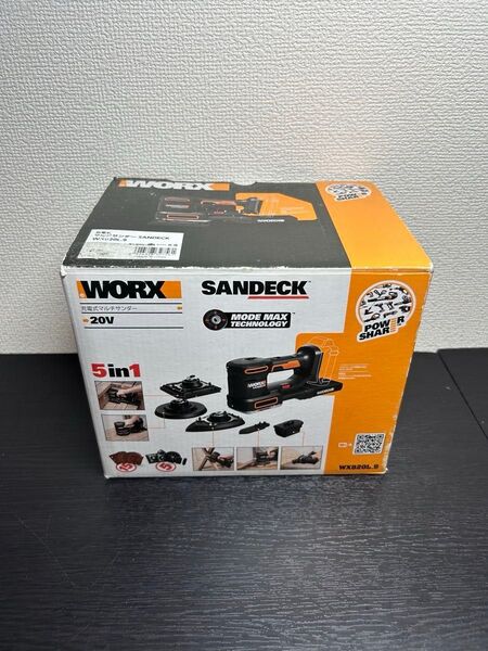 【新品未使用】WORK ワークス 充電式マルチサンダー本体のみ WX820L.9 1台3役