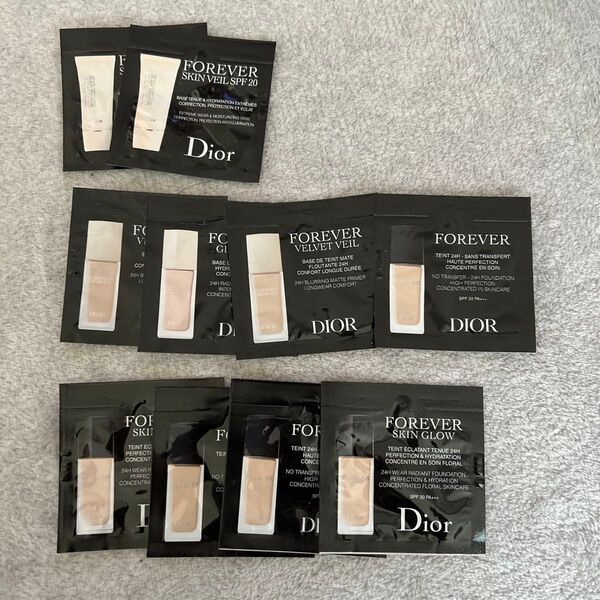 DIOR 試供品 メイクアップベース リキッドファンデーション ディオールスキン 10個