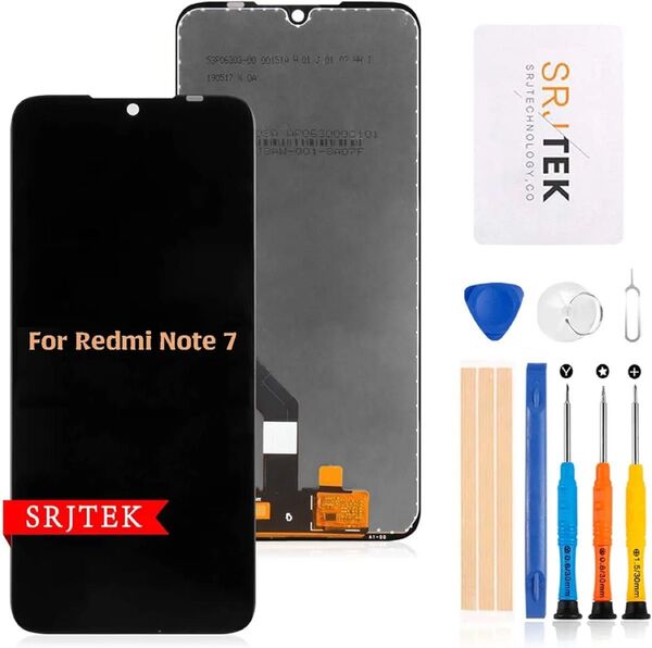 Xiaomi Redmi Note 7 / Note 7 Pro 6.3インチ 液晶パネル 交換修理用キット 修理工具付き