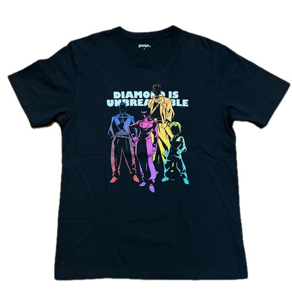 graniph グラニフ ジョジョの奇妙な冒険 ダイヤモンドは砕けない Tシャツ