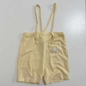 minirobe サスペンダー オーバーオール バターカラー パンツ 韓国子ども服 pants サスペンダーパンツ