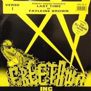 12inchレコード FAYLEINE BROWN / LAST TIME