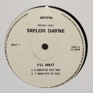 12inchレコード TAYLOR DAYNE / I'LL WAIT