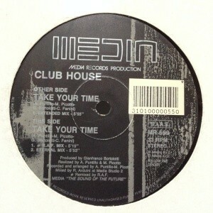 12inchレコード CLUB HOUSE / TAKE YOUR TIME