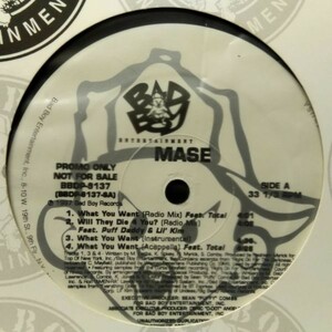 12inchレコード　 MASE / WHAT YOU WANT