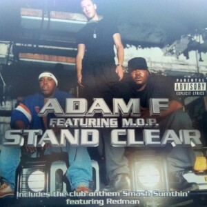 12inchレコード　 ADAM F / STAND CLEAR feat. M.O.P.