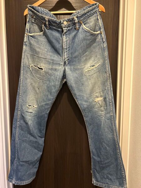 Wrangler ジーンズ 60s gripperzipper 斜めベルタグ ジーンズ