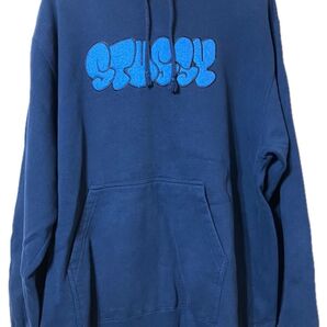 stussy ステューシー パーカー プルオーバー フーディー ネイビー 紺 XL