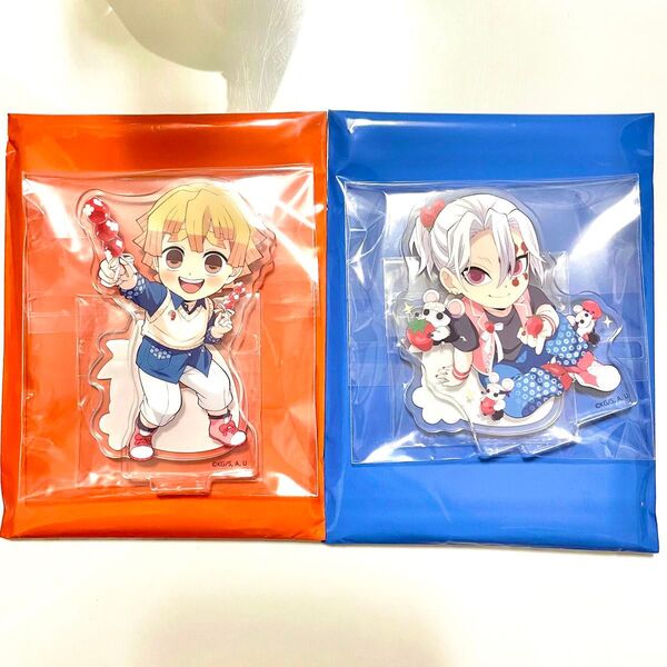 鬼滅の刃 ストロベリーフェスティバル アクリルスタンド 宇髄天元 我妻善逸 セット