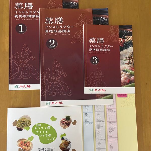 薬膳インストラクター 資格取得講座テキスト 資格のキャリカレ キャリアカレッジジャパン
