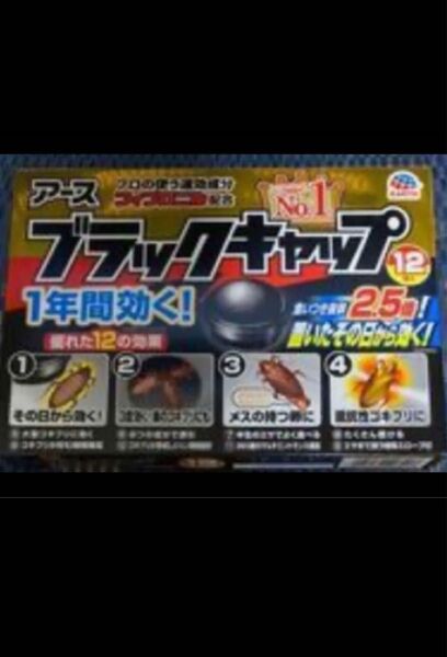食いつき抜群2.5倍タイプ アース ブラックキャップ12個 ゴキブリ対策 30日以内に購入した最新の品