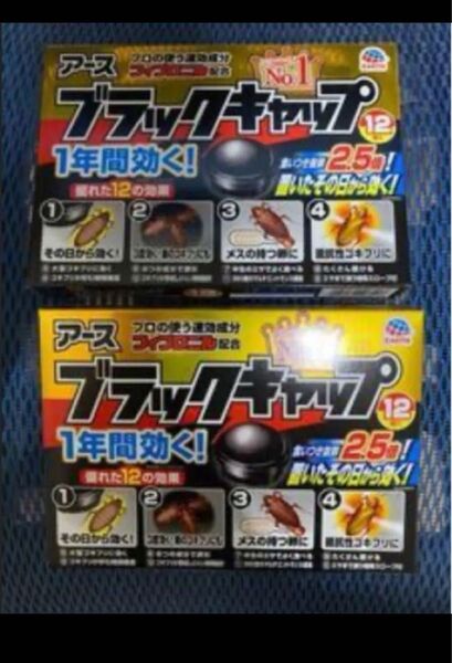 食いつき抜群2.5倍タイプ アース ブラックキャップ24個 ゴキブリ対策 30日以内に購入した最新の品
