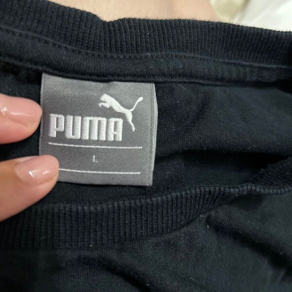 PUMA Tシャツ ブラック Lサイズ
