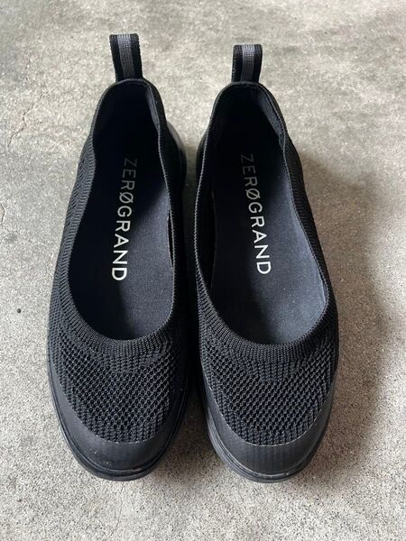 コールハーン ゼログランド スリッポン 黒 ブラック size 5