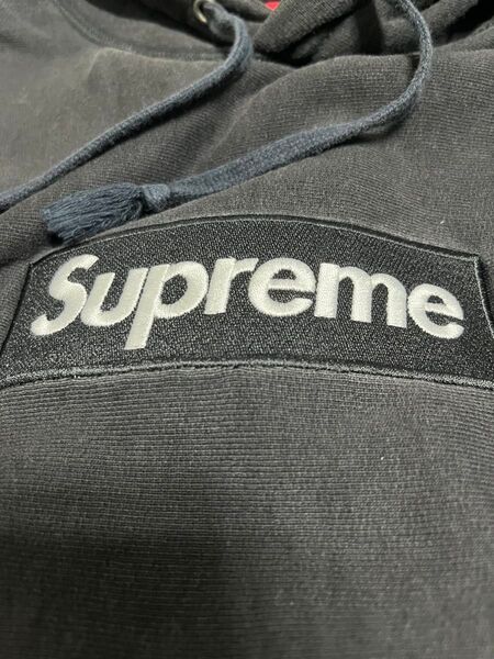 supreme boxlogo hooded シュプリーム ボックスロゴ フーディ Lサイズ カナダ製 2016AW