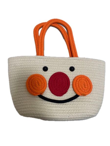 アンパンマン カゴバック バック デザイン トートバッグ ハンドバッグ かごバッグ