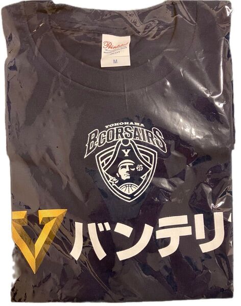 【新品】 Tシャツ ネイビー Mサイズ 未使用 未開封 バスケットボール 横浜ビーコルセアーズ