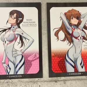 2023年 マリアス 2種セット アスカ マリ イラストポートレート 深々度ダイブ用耐圧試作プラグスーツ A4サイズ 台紙外紙付