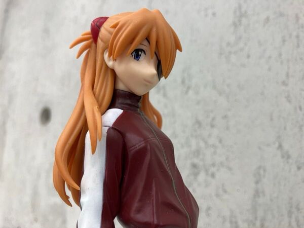 2017年 原型師:西村直起 式波 アスカ ラングレー フィギュア ジャージ SEGA プラグスーツ 微笑版 外箱無