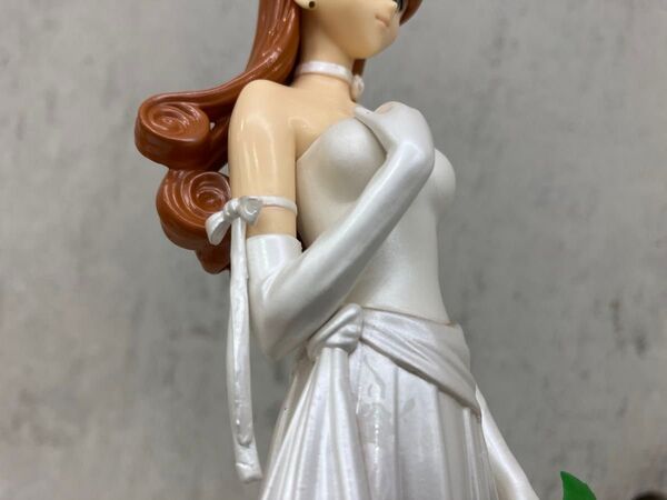 2005年 原型師:西村直起 アスカ ラングレー フィギュア ドレス ウェディング 後期版 パール調塗装ver. SEGA 外箱無