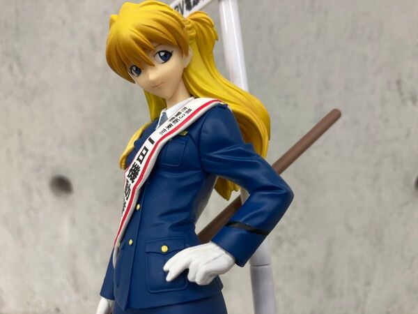 2006年 アスカ ラングレー フィギュア 初期版 SEGA 婦警 女性警察官 警杖 制服 礼服 飾緒 ヒール 外箱なし
