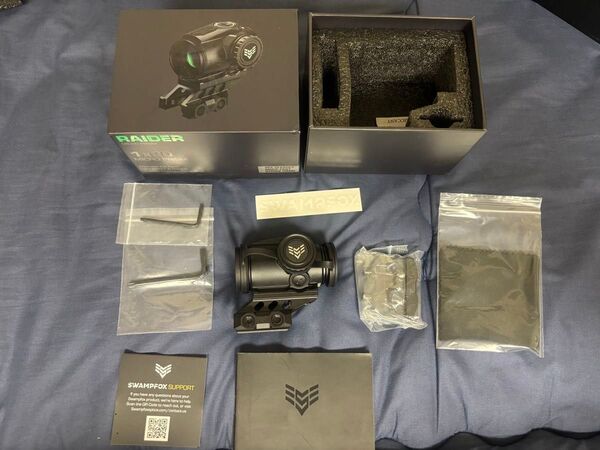 実物 swampfox raider micro prism レッドドットサイト プリズムスコープ 等倍 1×20 新品未使用