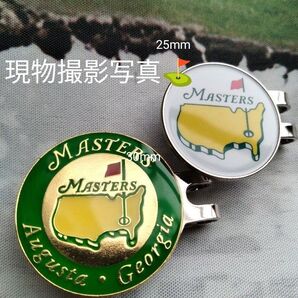 【クーポン利用〜5/12昼】MASTERS Augusta ★マスターズ ゴルフ マーカー S-TYPE WHITE!【期間限】