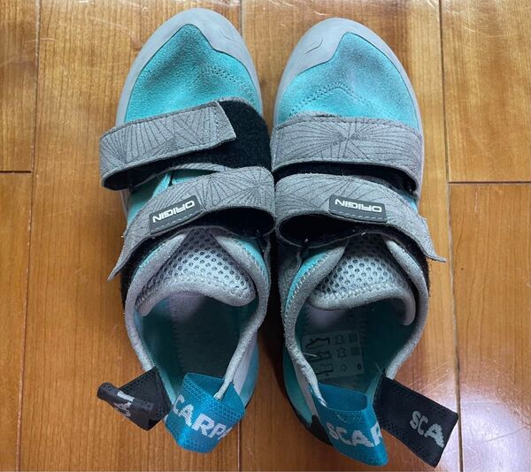 小学生キッズ、女性用クライミングシューズ SCARPA(スカルパ) ORIGIN WMNサイズ36.5(22.5cm)