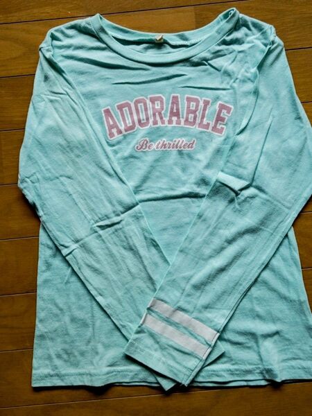 ADORABLE長袖ロンT ミントグリーン150cm