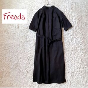 Freada フリーダ ドクターシャツワンピース シャツガウン 3way ロングワンピース