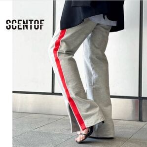 AP STUDIO SCENTOF Inlayラインパンツ フレアトラックパンツ