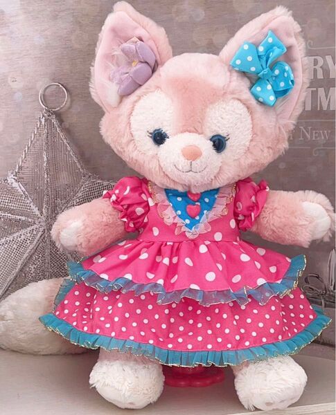 リーナベルコスチューム ステラルー クッキーアン用 着せ替え ぬいぐるみ用服 ドレスパルパルーザ
