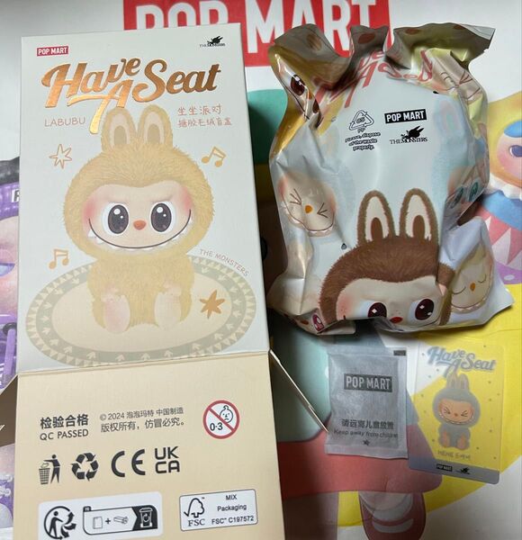 LABUBU THE MONSTERS Have a ラブブ ぬいぐるみ POPMART ポップマート HEHE