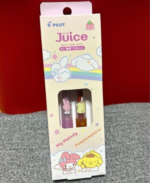 新品未使用 PILOT ジュース Juice ゲルインキ ボールペン 極細 0.5 2本セット サンリオ マイメロ ポムポムプリン