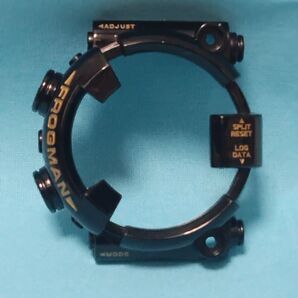G-SHOCK FROGMAN DW-8200 ブラック 黒 ゴールド 金色 墨入れ ベゼル ベルト セット フロッグマン