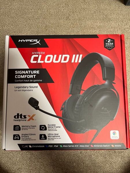 HyperX Cloud III ヘッドセット