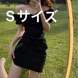 SHEIN チェーンパフスリーブドレス 未使用