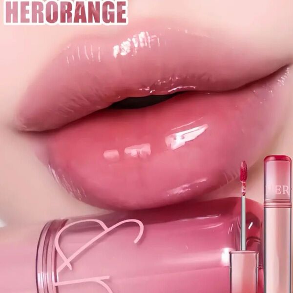 HERORANGE リップグロス #05 ジューシーモイスチャライズリップグロス 長持ち 付着しない 防水 防汗