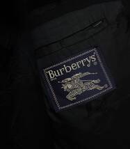 レトロ　ヨーロッパ古着 ＊BURBERRYS' バーバリー ＊テーラードジャケット ＊シングル2ボタン ＊紺系 金ボタン　秋冬物＊ハンドステッチ_画像5