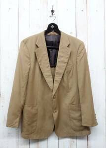  retro Europe old clothes * Burberry * Pro - Sam * tailored jacket * gold button * hand stitch *SUPER100'S*MADE IN GERMANY