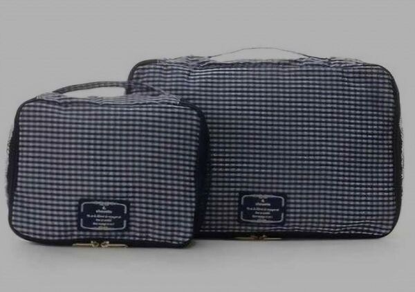 新品未使用品 トラベルオーガナイザーセット & chouette アンドシュエット トラベルポーチ 2個セット チェック柄