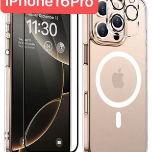 iPhone16Proケース クリア シンプル Magsefe マグセーフ対応
