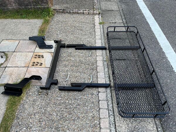 デリカD5用 DMD製2本出しヒッチキャリア