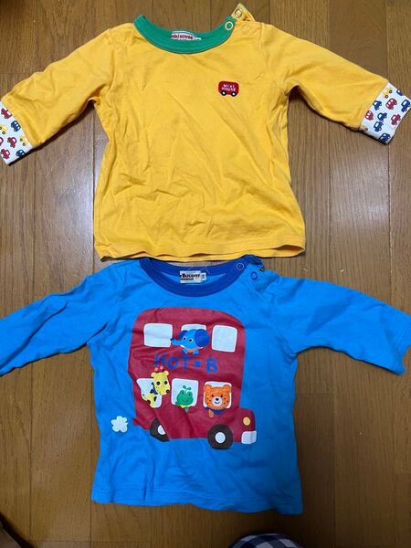 ミキハウス ホットビスケッツ ロンT 長袖Tシャツ