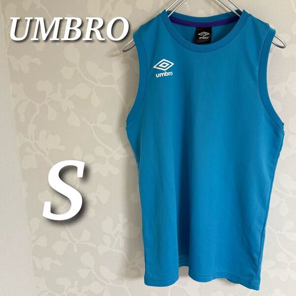 UMBRO アンブロ タンクトップ トップス トレーニングウェア スポーツ ブルー系 S