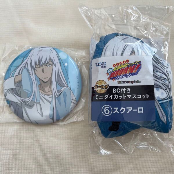 リボーン カミアニくじ スクアーロ 缶バッジ ひこくじmini REBORN