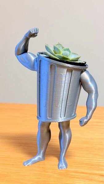 スターレイル 風 ゴミ箱 小物入れ/植物鉢 3Dプリント品