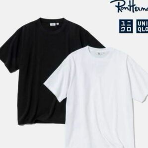 ロンハーマン ユニクロ Tシャツ 黒白セット XL 送料無料 Ron Herman × UNIQLO