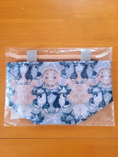 新品 わちふぃーるど:ウォールポケット (マリン) ダヤン 小物入れ 収納