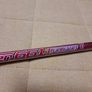 テーラーメイドドライバー用スリーブ付きシャフト単体。スピーダー661エヴォリューションII・フレックス―S、イオミックグリップ付き